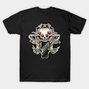 Skeleton Rider Tattoo Design T-Shirt